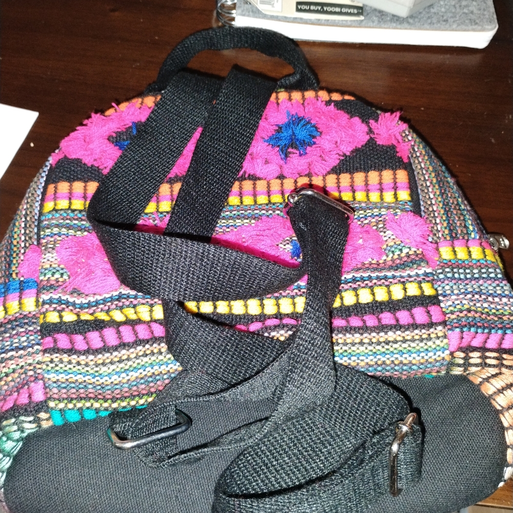 Colorful Patterned Women's Backpack Small - image 2